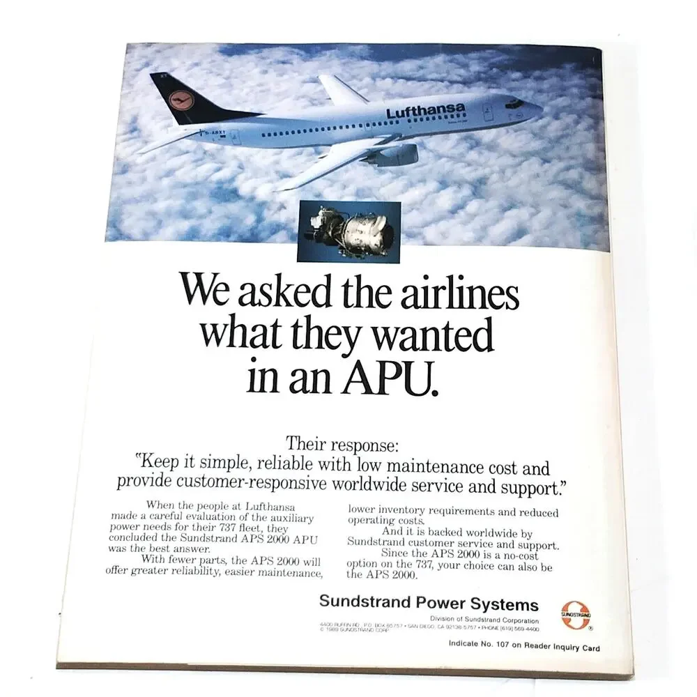 Air Transport World Magazine - June 1989 - World Airline Report, Paris Preview